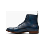 Stacy Adams Henry Cap Toe Lace Up Boot Leather Navy 25718-410