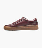 Stacy Adams Dorian Moc Toe Lace-Up Sneaker Green 25749-646 Bordeaux Wine