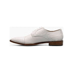 Stacy Adams Tedesco Cap Toe Oxford Lizard Leather Dress Shoes White 25630-100