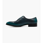 Stacy Adams Hallquist Plain Toe Oxford Shoes Leather Turquoise 25742-440