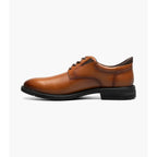 Nunn Bush KORE EZ Icon Plain Toe Oxford Shoes Cognac 85144-221
