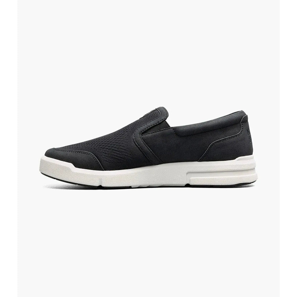 Nunn Bush KORE City Rally Mesh Moc Toe Slip On Walking Shoes Black 85159-009