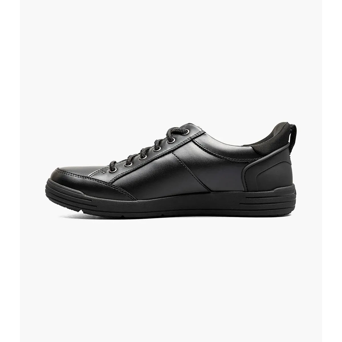 Nunn Bush KORE City Walk Work EZ Lace Up Toe Oxford Shoes Black 85160-001