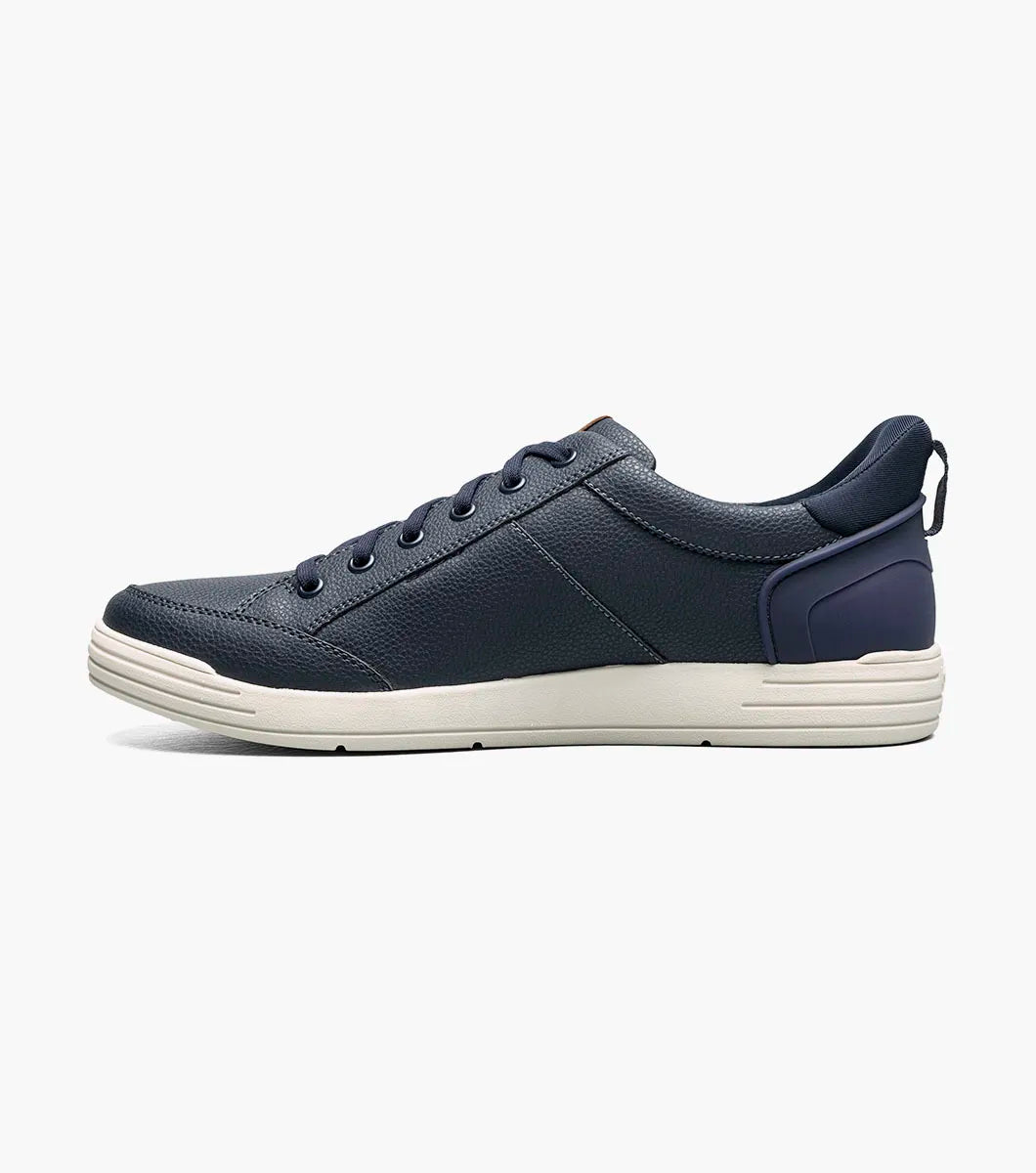 Nunn Bush KORE City Walk EZ Lace To Toe Oxford Sneaker Navy Multi 85152-492