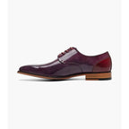 Stacy Adams Palmento Modified CapToe Oxford Dress Shoes Burgundy Multi 25740-641