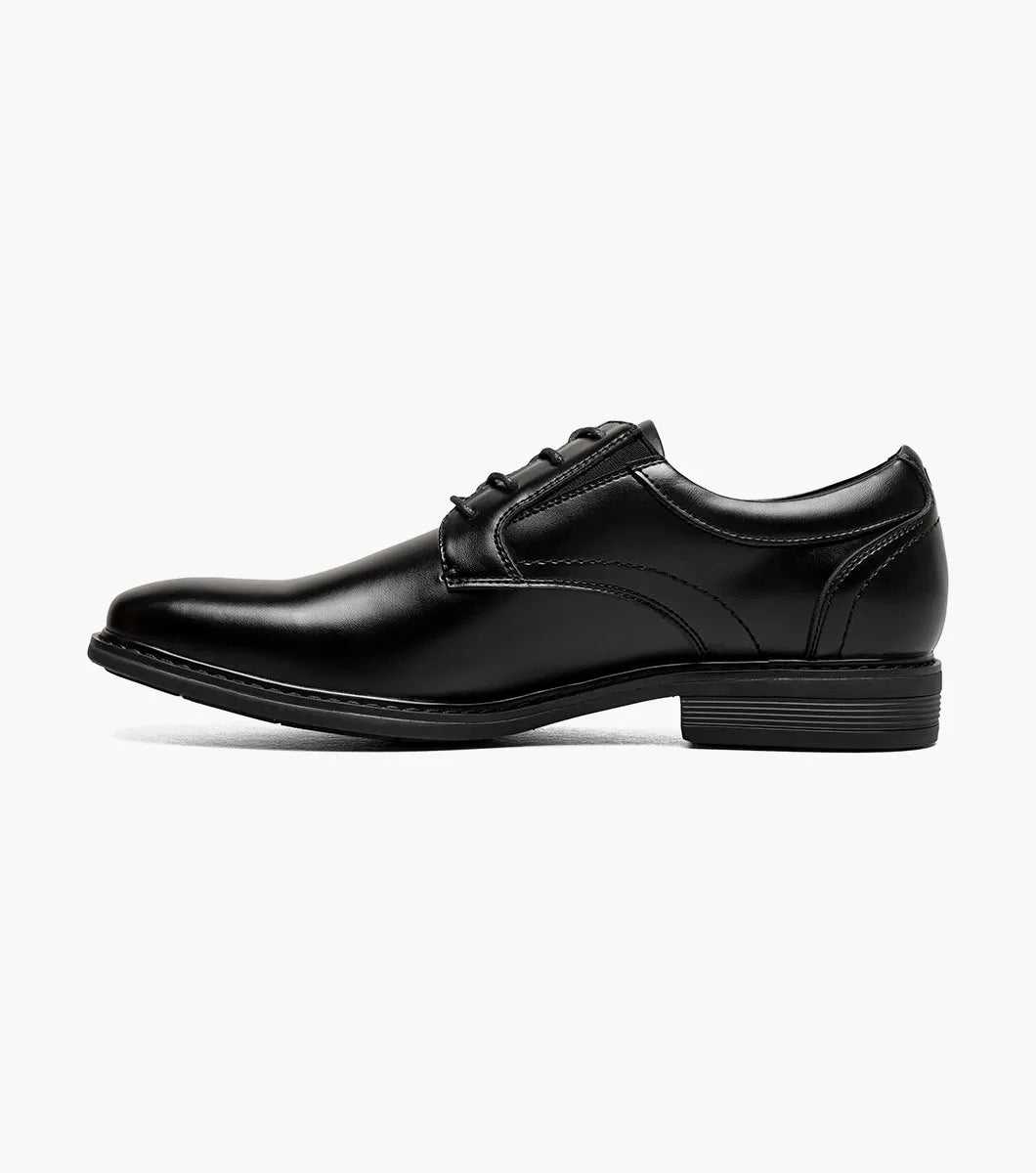 Nunn Bush Jarvis Plain Toe Oxford Men's Shoes Dressy Black 81544-001
