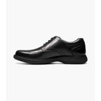 Nunn Bush KORE Pro Bike Toe Oxford Dress Shoes Black Leather 84943-001