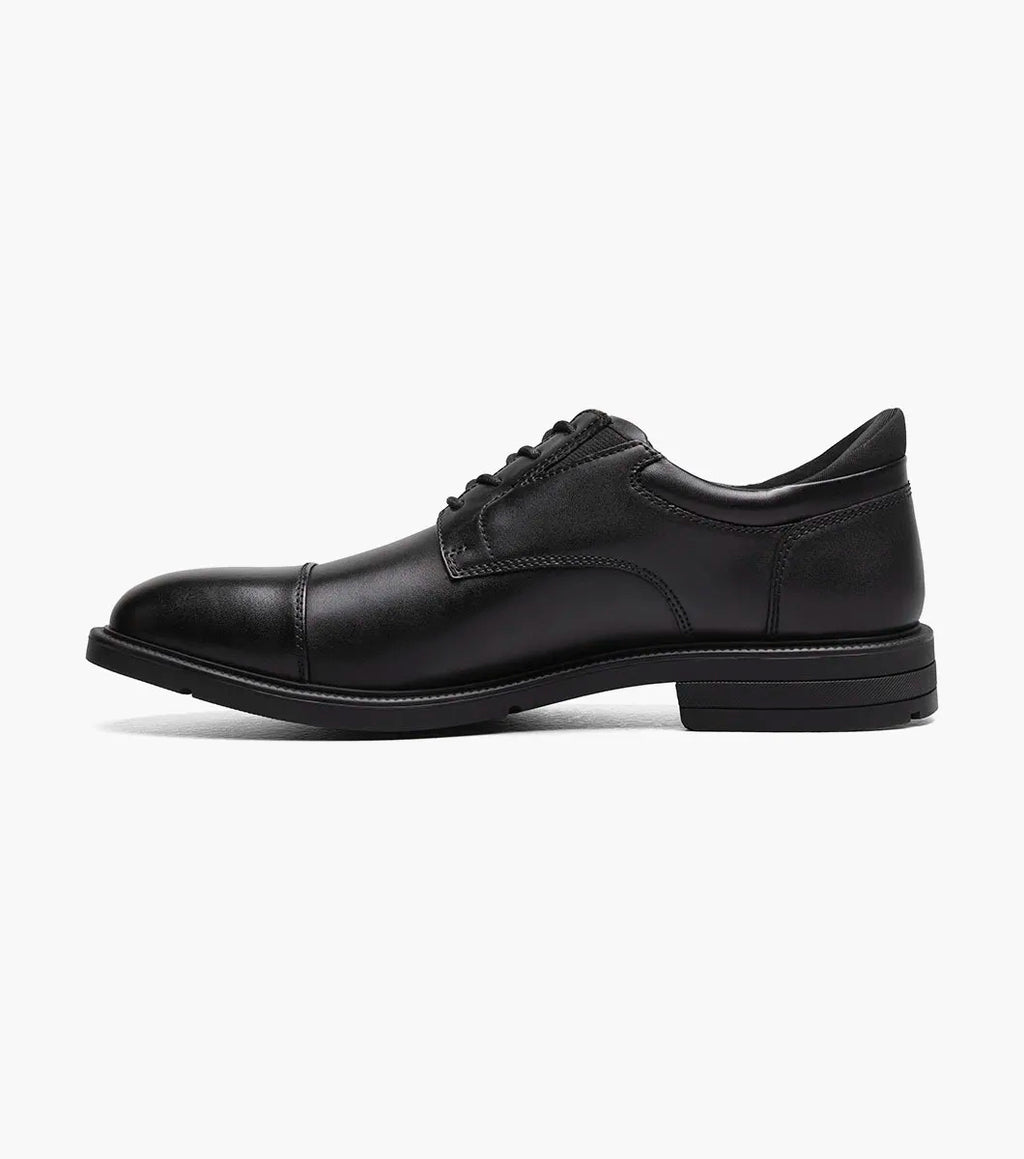 Nunn Bush KORE EZ Icon Cap Toe Oxford Shoes Leather Dressy Black 85150-001