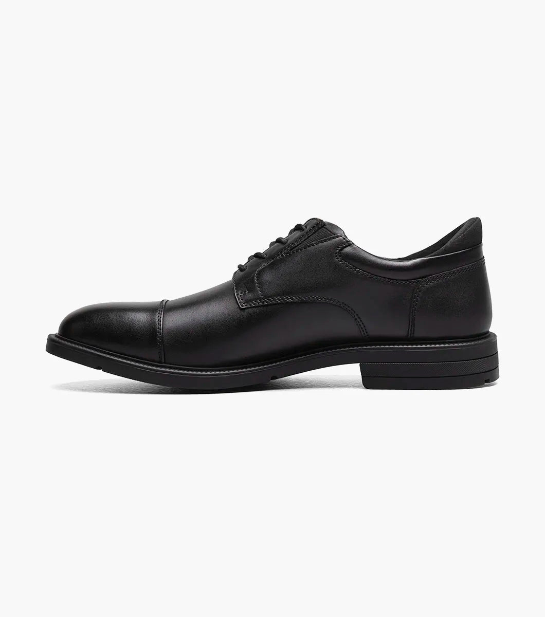 Nunn Bush KORE EZ Icon Cap Toe Oxford Shoes Leather Dressy Black 85150-001
