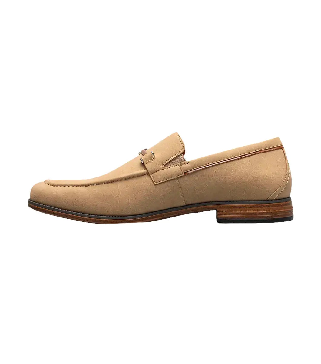 Stacy Adams Richardson Moc Toe Bit Slip On Shoes Khaki 25746-274