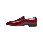 Stacy Adams Sprague Moc Toe Bit Slip On Shoes Burgundy 25732-601