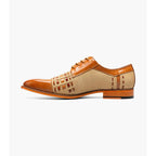 Stacy Adams Halstead Cap Toe Oxford Shoes Two Tone Tan Multi 25765-238