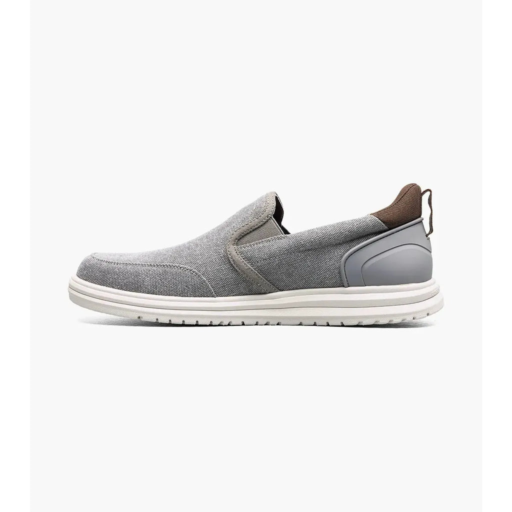 Nunn Bush Brew City EZ Hands Free Canvas Moc Toe Slip On Gray Multi 85165-062