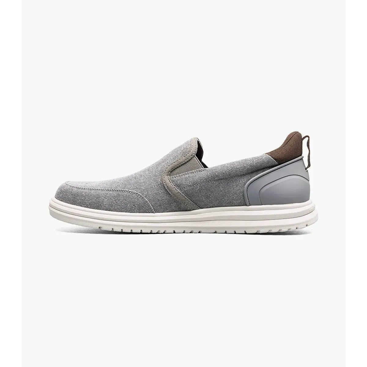 Nunn Bush Brew City EZ Hands Free Canvas Moc Toe Slip On Gray Multi 85165-062