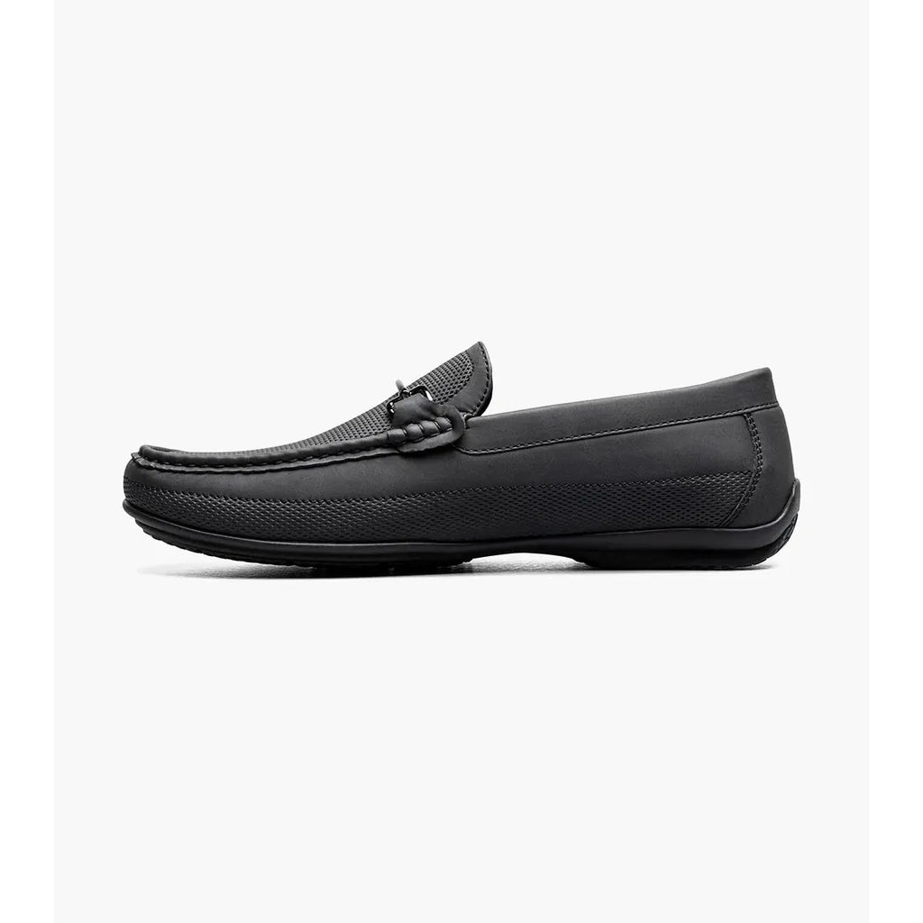 Stacy Adams Colton Moc Toe Bit Slip On Shoes Black 25760-001