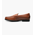 Nunn Bush Drexel Moc Toe Penny Loafer Dress Shoes Cognac 84744-221