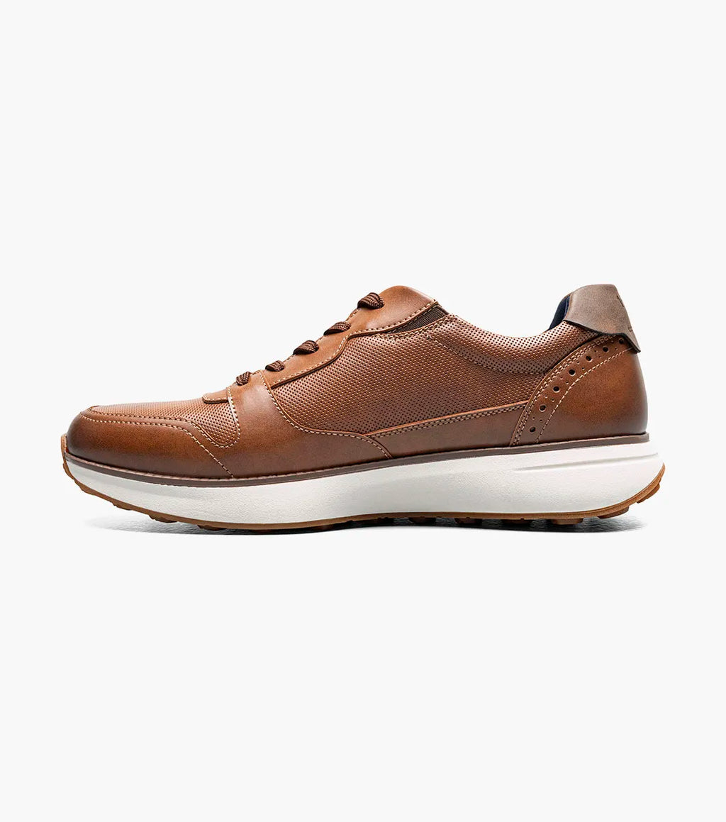 Nunn Bush KORE Swift Moc Toe Sneaker Comfort Cognac Multi 85151-229