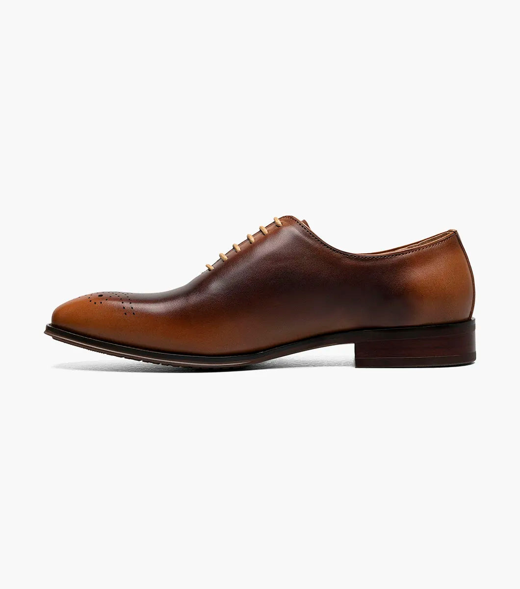 Stacy Adams Hallquist Plain Toe Oxford Shoes Leather Toffee 25742-235