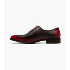 Stacy Adams Hallquist Plain Toe Oxford Shoes Leather Red 25742-600