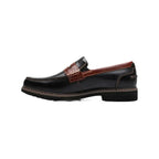 Nunn Bush Odin II Moc Toe Penny Loafer Shoes Black Multi 85154-009