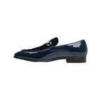 Stacy Adams Sprague Moc Toe Bit Slip On Shoes Navy 25732-410