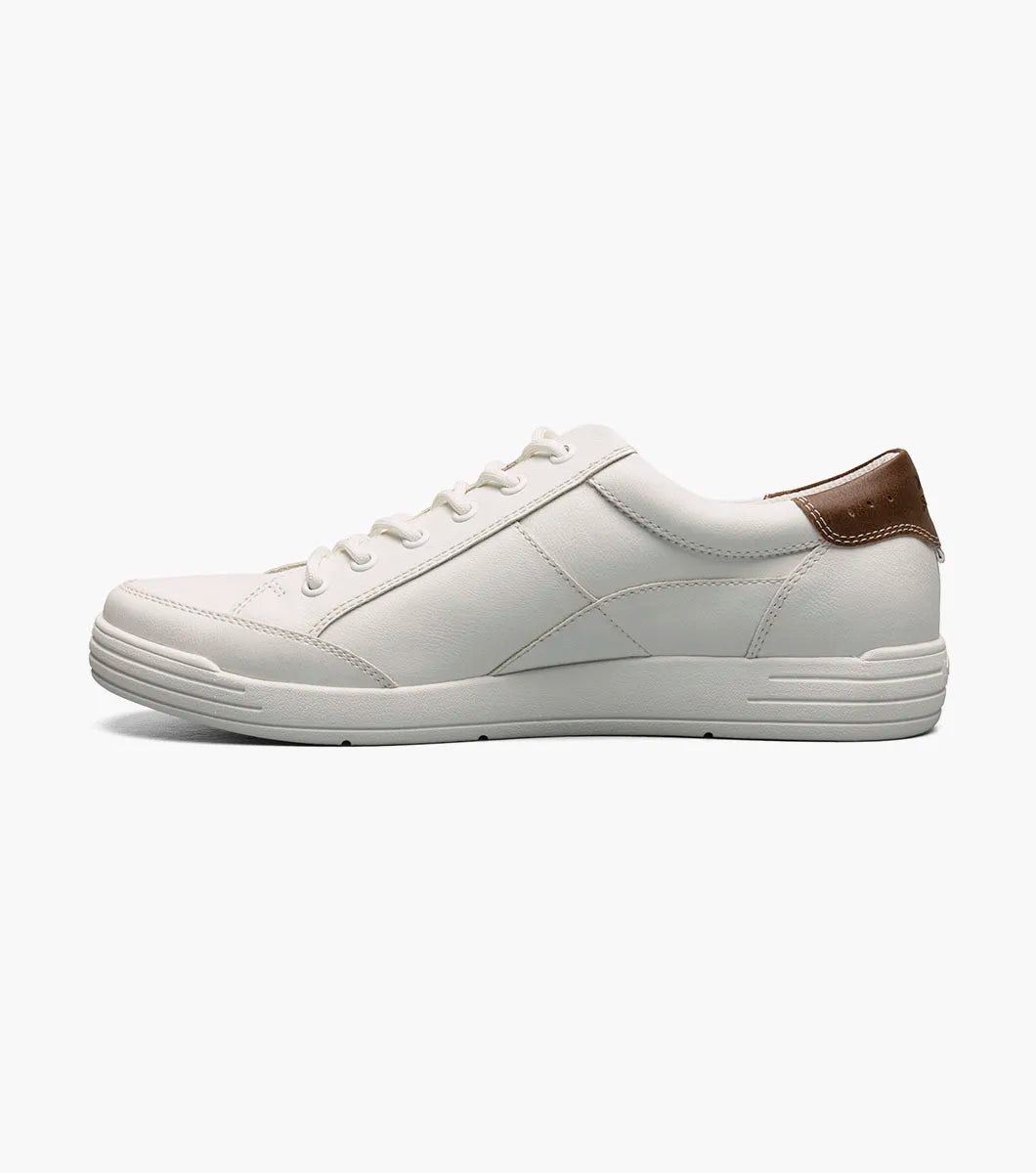 Nunn Bush KORE City Walk Moc Toe Oxford Dressy Sneaker White 84819-100