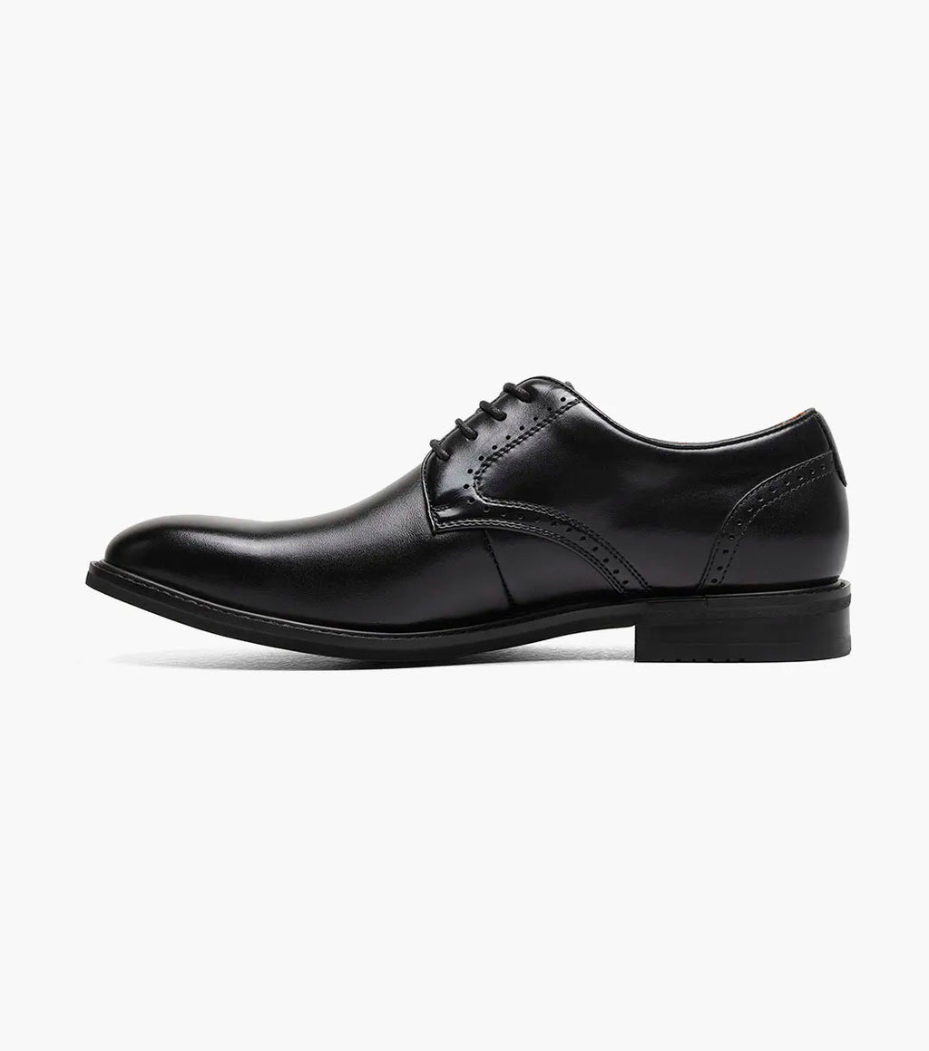 Stacy Adams Benson Plain Toe Oxford Shoes Leather Black 25751-001