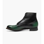 Stacy Adams Madison Cap Toe Lace Up Boot Tone On Tone Green 00110-300