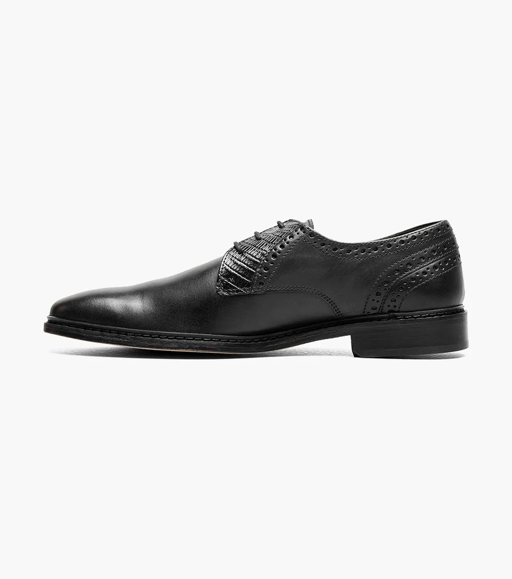 Stacy Adams Giorgetti Plain Toe Oxford Shoes Leather Black 25781-001