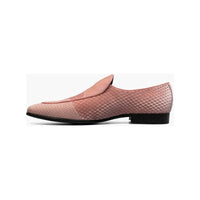 Stacy Adams Shapshaw Velour Moc Toe Slip On Shoes Blush Pink 25642-684