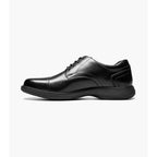 Nunn Bush KORE Pro Cap Toe Oxford Walking Shoes Black Leather 84944-001