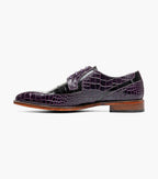 Stacy Adams Talamanco Bike Toe Oxford Animal Print Purple Multi 25788-540