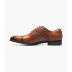 Stacy Adams Lucas Cap Toe Oxford Dress Shoes Cognac 25766-221
