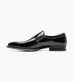 Stacy Adams Alistair Plain Toe Ornament Slip On Black 25792-001