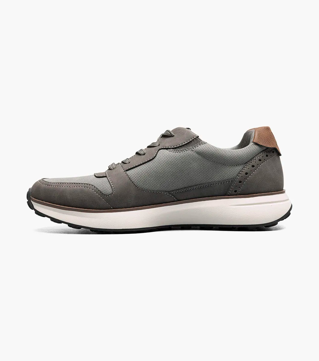 Nunn Bush KORE Swift Moc Toe Sneaker Comfort Gray Multi 85151-062