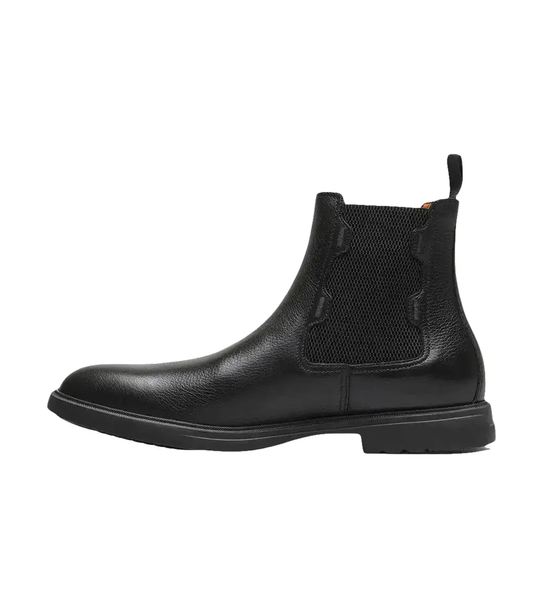 Men's Stacy Adams Townsend Plain Toe Chelsea Boot Black Tumbled 25728-007