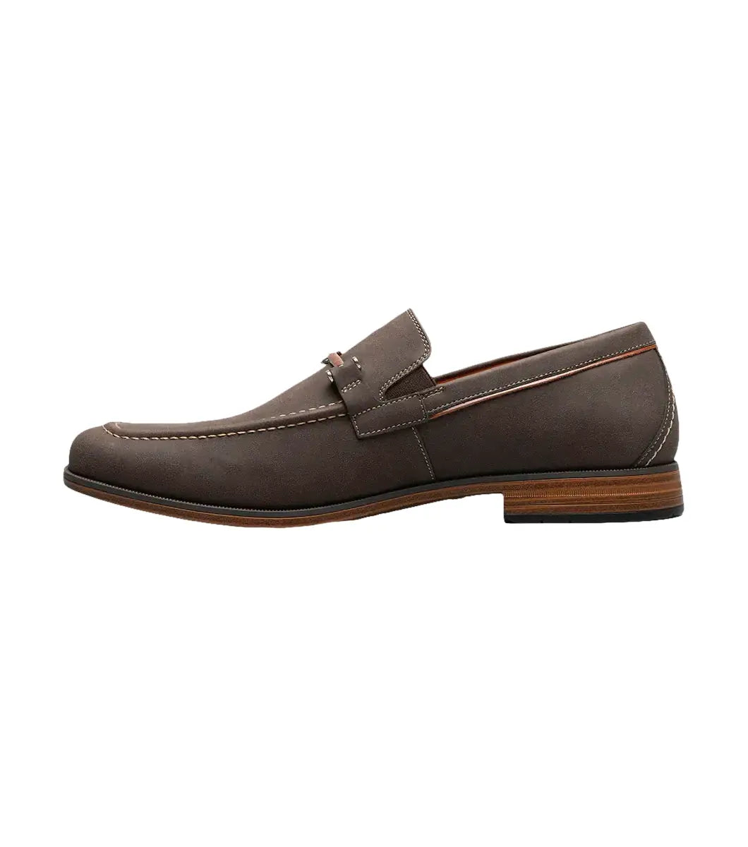 Stacy Adams Richardson Moc Toe Bit Slip On Shoes Brown 25746-200
