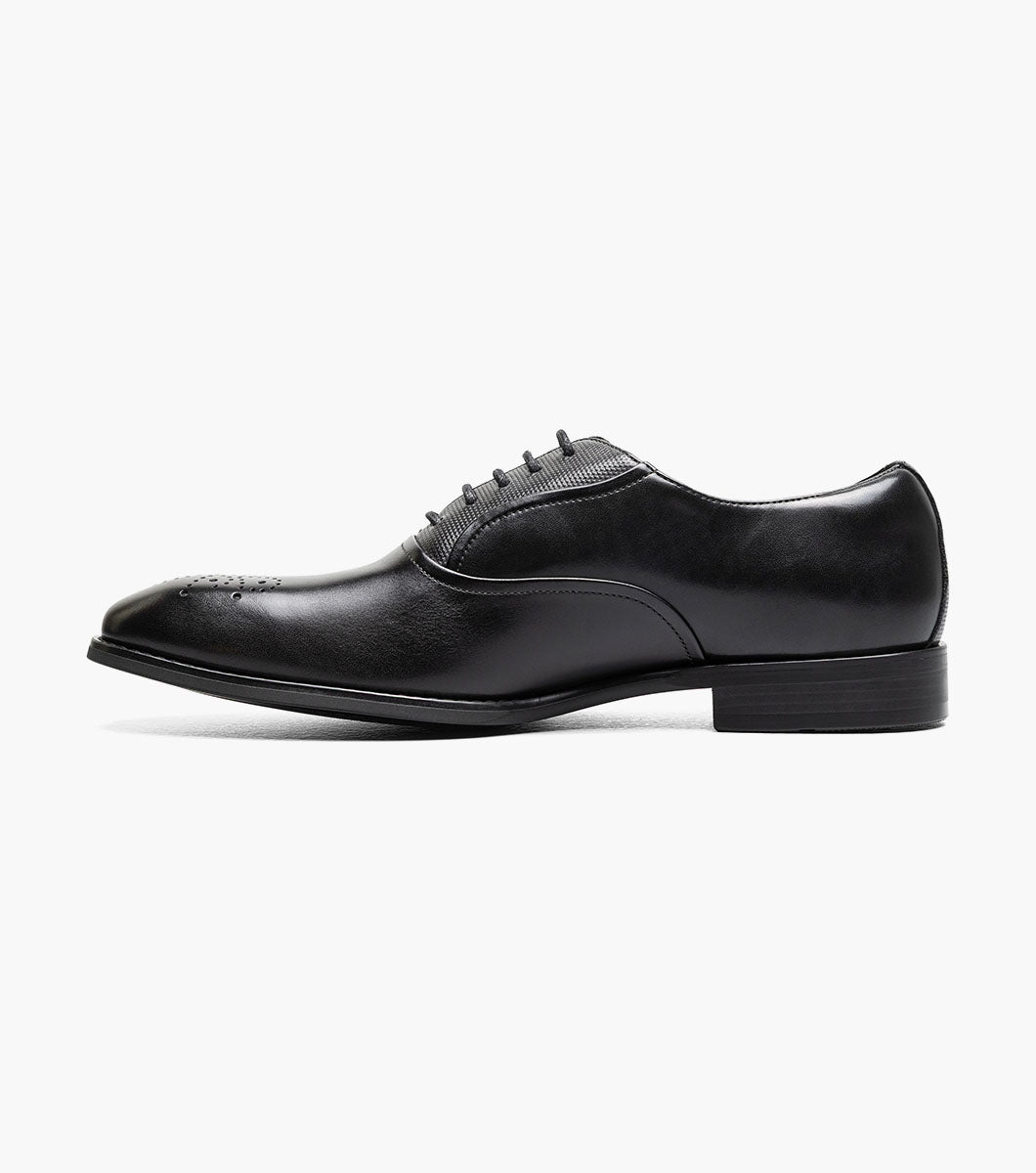 Stacy Adams Langford Plain Toe Oxford Dress Shoes Black 25795-001