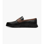 Nunn Bush Luca Moc Toe Penny Loafer Walking Shoes Black Multi 85103-009