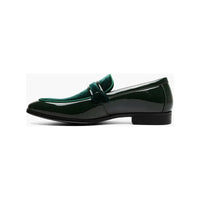 Stacy Adams Spratley Moc Toe Saddle Slip On Dress Shoes Green 25686-300