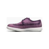 Stacy Adams Trudell Wingtip Lace Up Walking Shoes Lavender 25691-530