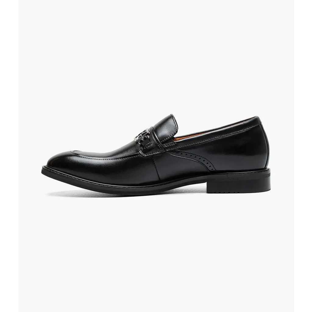 Stacy Adams Boyd Moc Toe BitSlip  Shoes Leather Black 25753-001