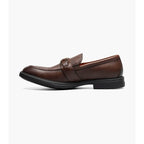 Stacy Adams Todridge Moc Toe Bit Slip On Shoes Brown Tumbled 25729-247