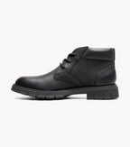 Nunn Bush Briggs Plain Toe Chukka Boot Black Waxy 85177-010