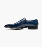 Stacy Adams Alistair Plain Toe Ornament Slip On Burgundy 25792-435