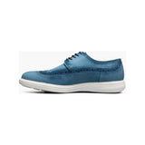 Stacy Adams Trudell Wingtip Lace Up Walking Shoes Light Blue  25691-459