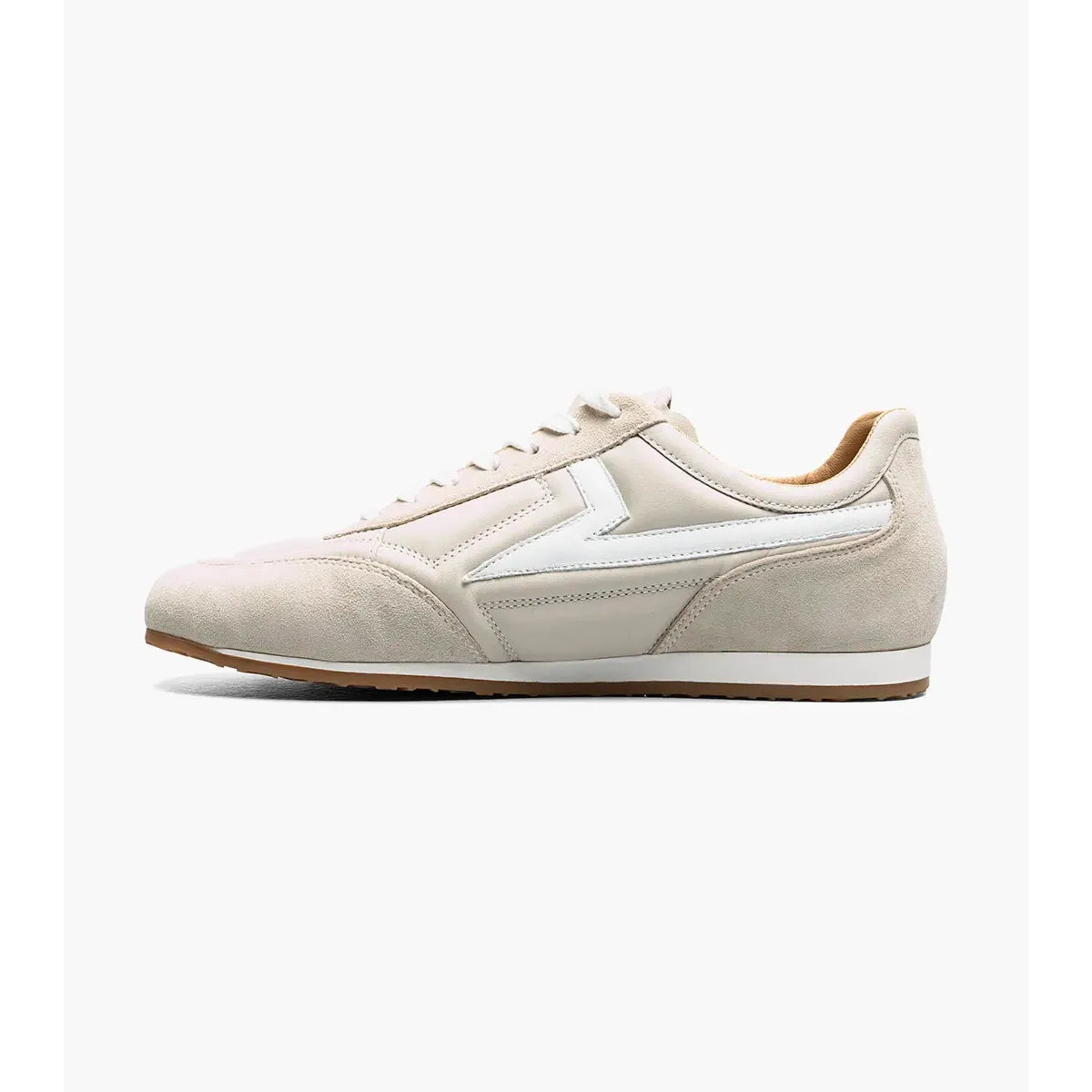 Stacy Adams Action 150 Sporty Lace Up Sneaker Cream 25797-113