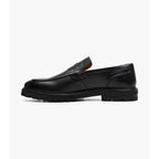 Stacy Adams Hayes Moc Toe Penny Slip On Shoes Leather Black 25735-001