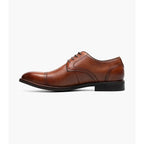 Stacy Adams Bailey Cap Toe Oxford Rich Leather Shoes Brandy 25750-226