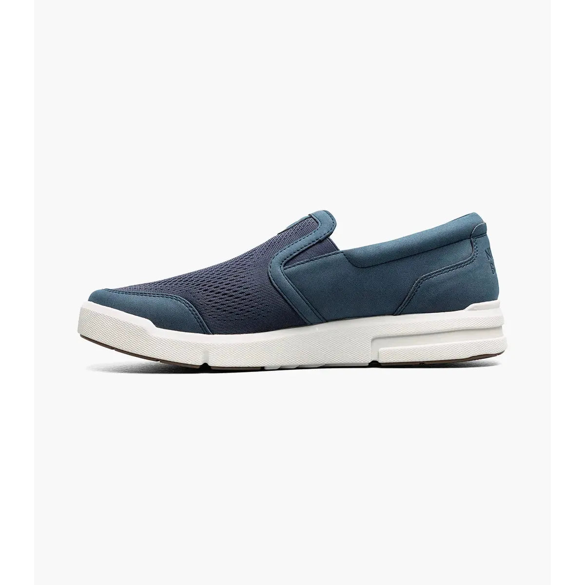 Nunn Bush KORE City Rally Mesh Moc Toe Slip On Walking Shoes Navy 85159-492